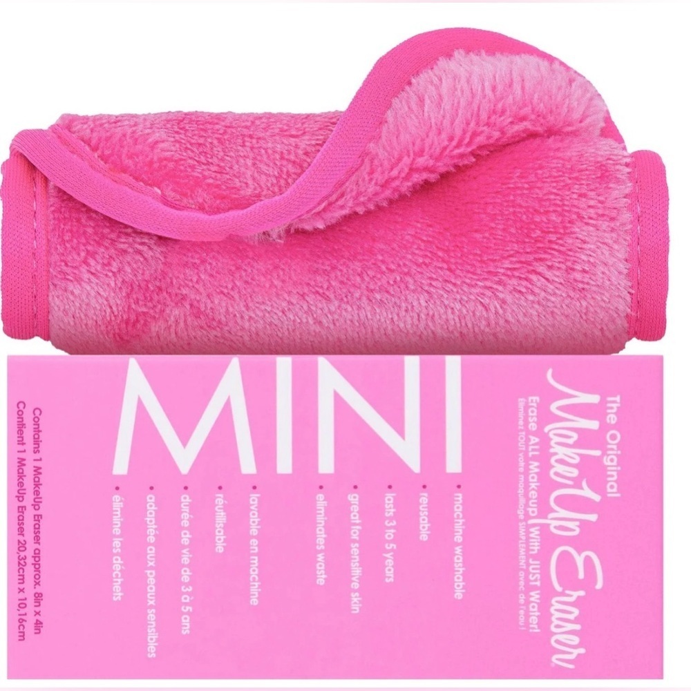 The Original MakeUp Eraser
Mini Pink Reusable MakeUp Eraser